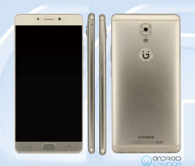 Gionee M6S Plus TENAA