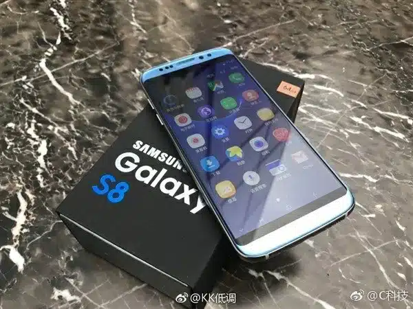 Samsung Galaxy S8 retail box leaked phone