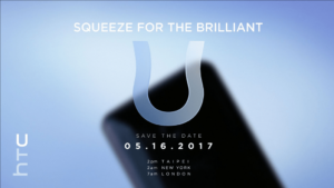 HTC U May 16th launch teaser