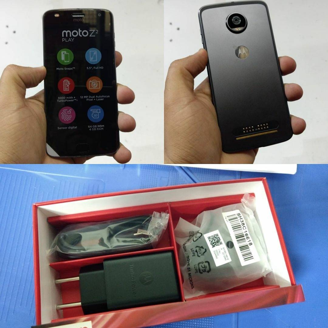 Moto Z2 Play hands on unboxing leaked
