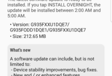 Samsung Galaxy S7 Edge Android May Security update