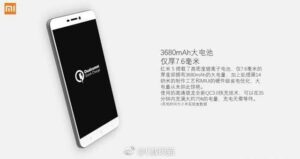 Redmi 5 leaked charging spec
