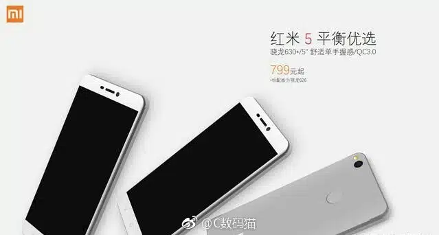 Redmi 5 leaked