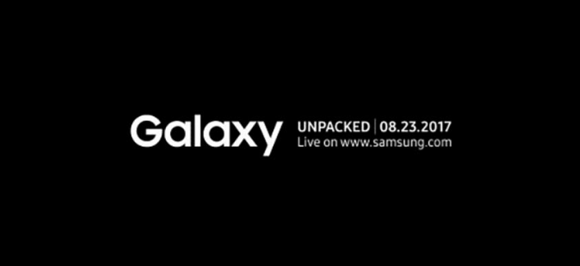 Samsung Galaxy Note 8 Unpacked event August 23
