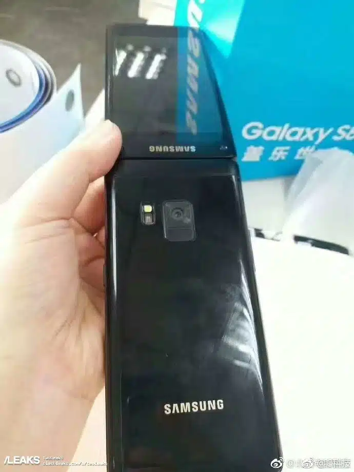 Samsung W2018 flip phone live images leaked 7 Samsung W2018 leaked