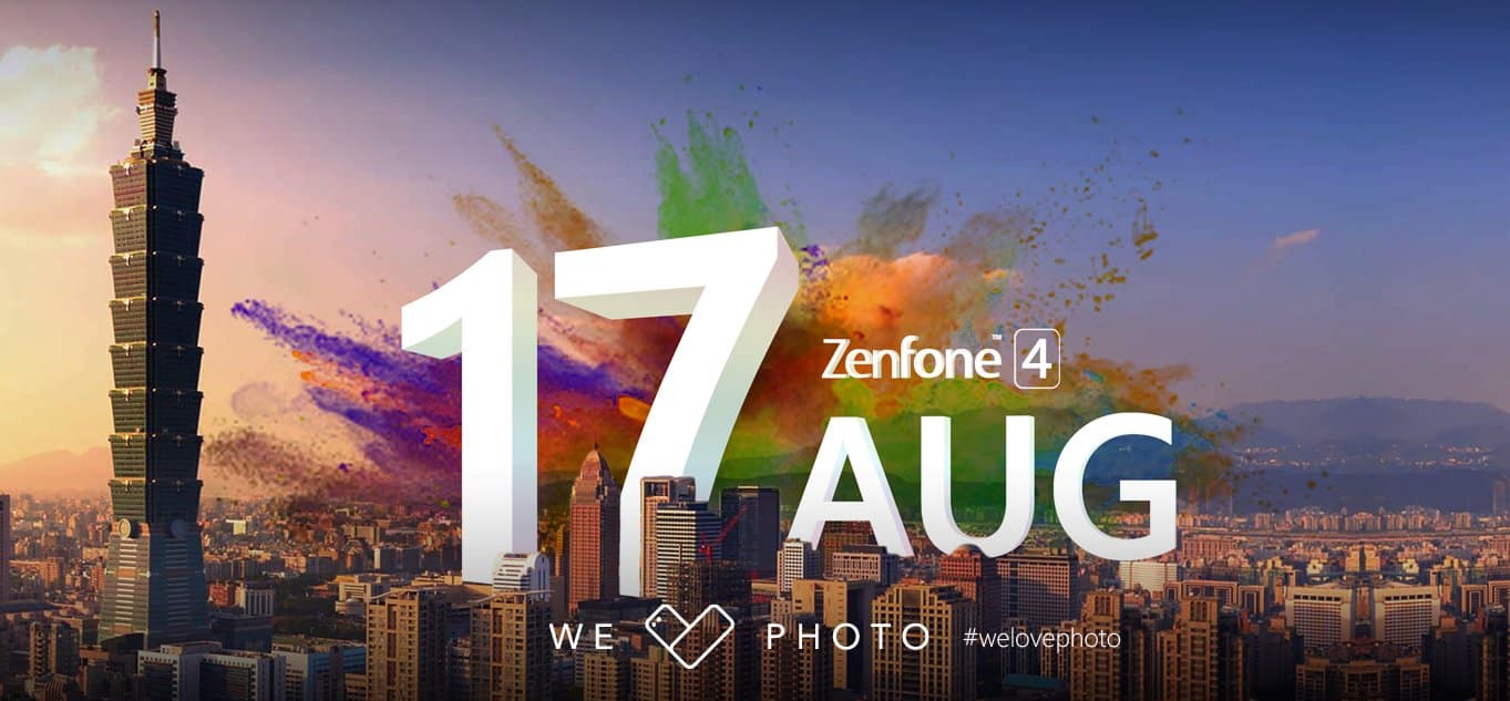 Asus Zenfone 4 teaser August 17