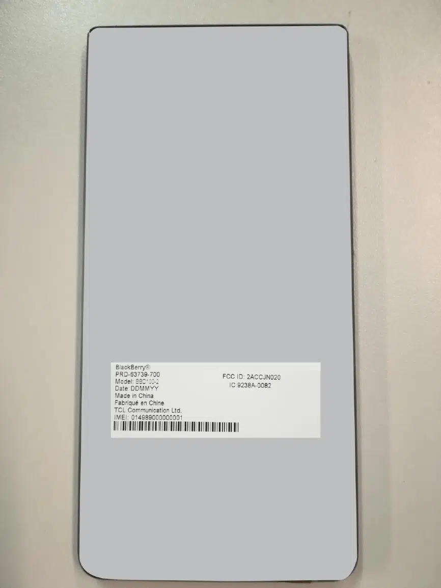 Blackberry Krypton FCC approved with 4000mAh battery 1 Blackberry Krypton FCC