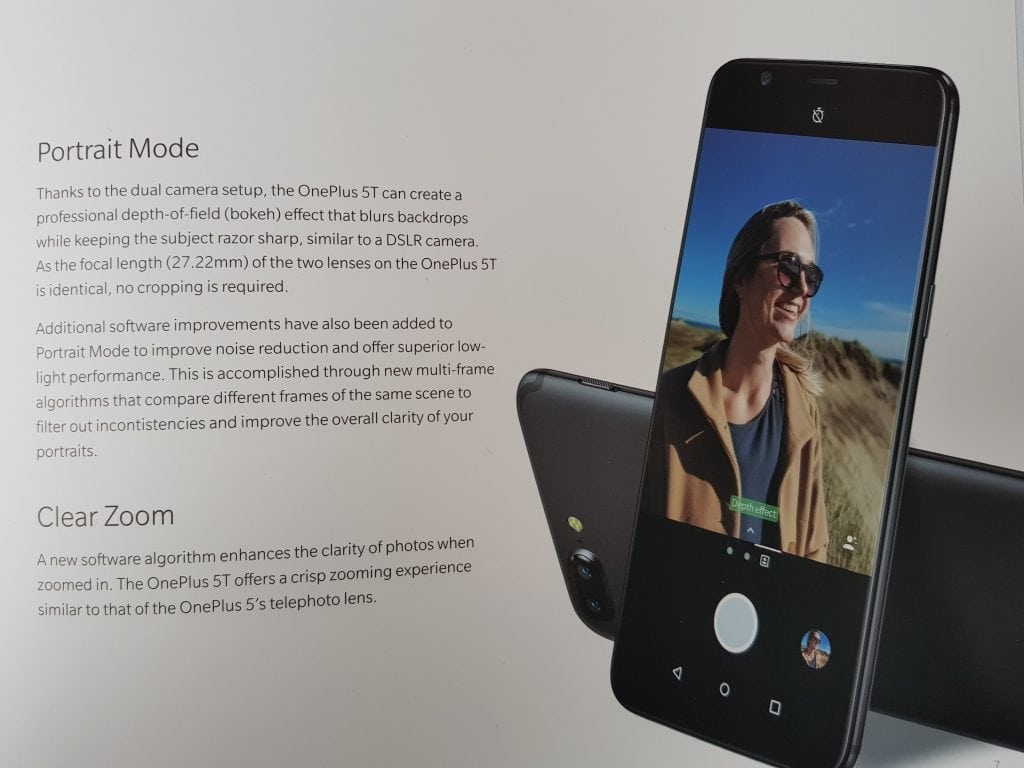 OnePlus 5T leaked image