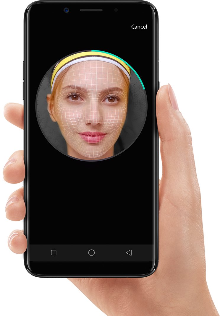 Oppo A75 Facial recognition