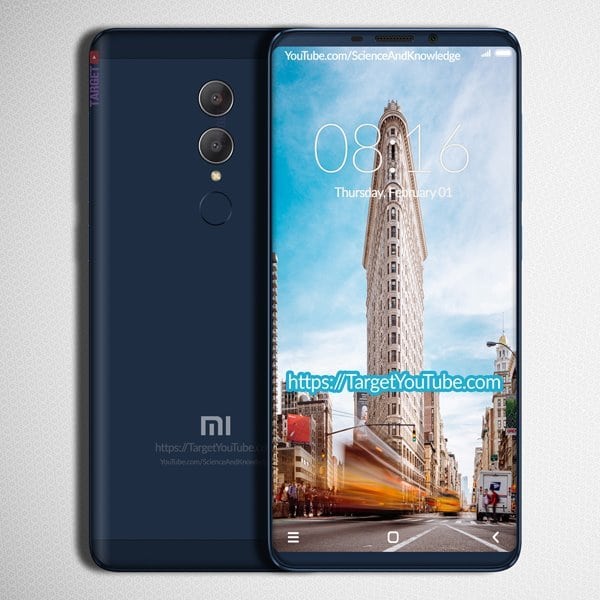 Xiaomi Redmi Note 5 render blue